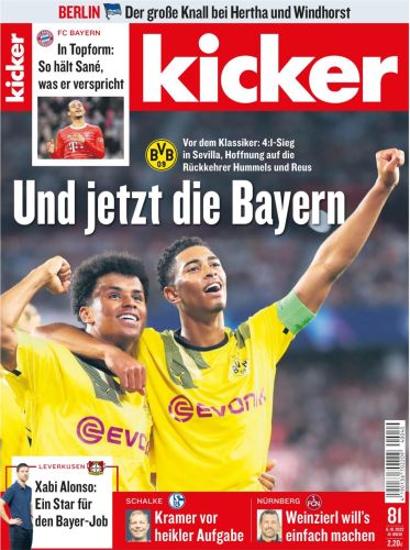 Cover: Kicker Sportmagazin No 81 vom 06  Oktober 2022