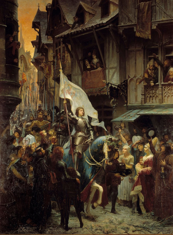Jean-Jacques_Scherrer_-_The_Entrance_of_Joan_of_Arc_into_Orleans_on_May_8_-_(MeisterDrucke-1466476)