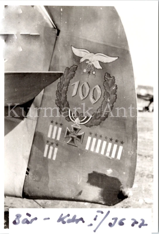 S351 Photo Wehrmacht Archive Repro Luftwaffe Aircraft Me109 Balance RKT Pilot JG77
