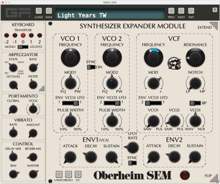 GForce Oberheim SEM v1.0.0 GForce Oberheim SEM v1.0.0