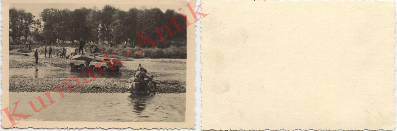 Foto Wehrmacht Polen Front Panzer Spähwagen 8 Ra