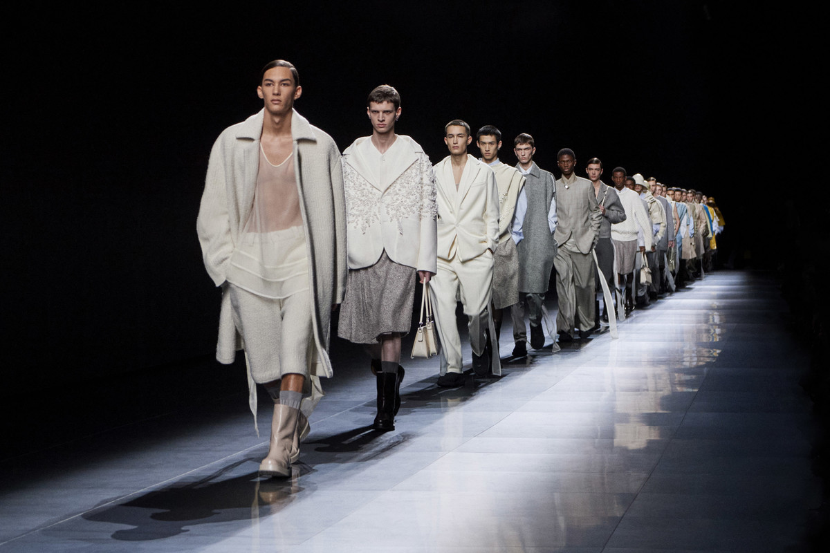 Dior uomo, la sfilata Autunno/Inverno 2023-24