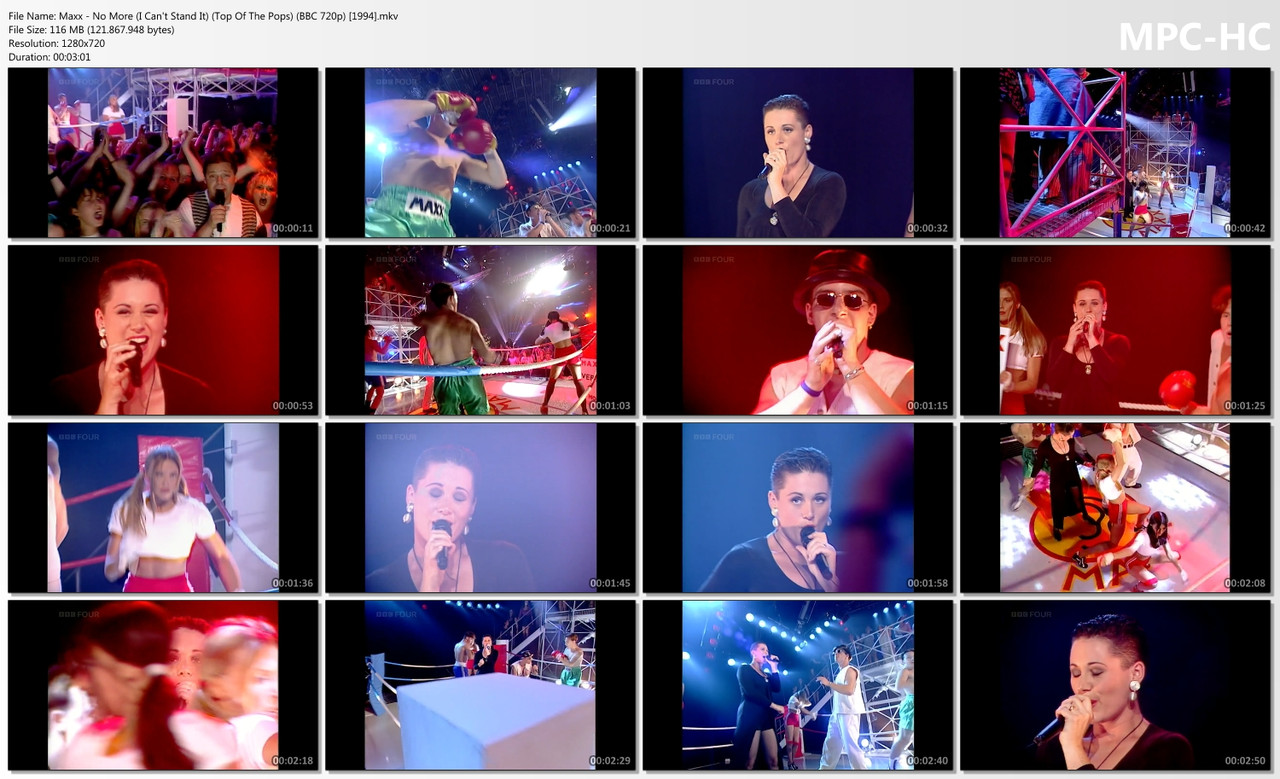 Maxx - No More (I Can't Stand It) (Top Of The Pops) (BBC HD 720p) [04.08.1994]