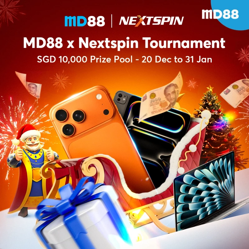 MD88 × Nextspin Tournament! ##Play, climb, and conquer—exclusive rewards await at the top!