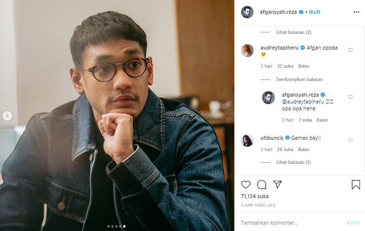 Gaya rambut Afgan mirip Park Seo Joon