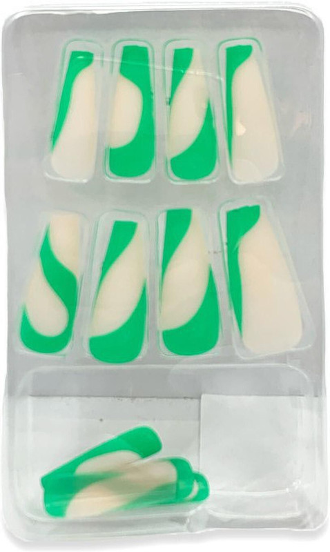 Daily Use Ballerina Nails 12pcs Designer (jade)