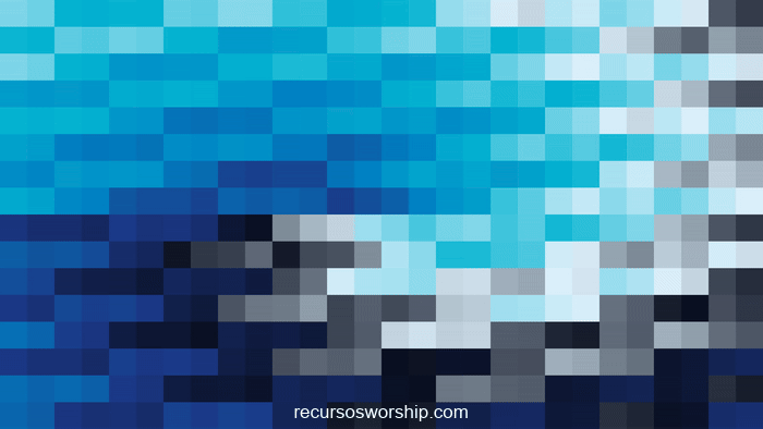 loop vj píxeles teal azul espiral