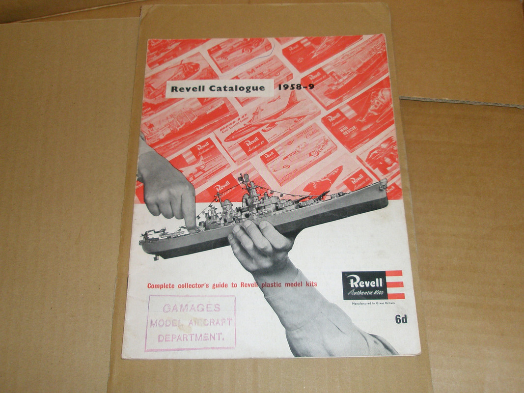 Revell 1958 catalogue