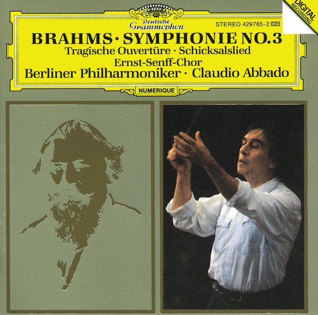 Johannes Brahms, Claudio Abbado • Symphony No.3; Tragic Overture; Song of Destiny (1990)  .flac  48.0 kHz 24 bits