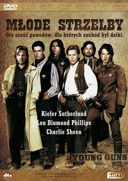 Młode strzelby / Young Guns (1988) PL | 360p | 480p | 720p | AC3.BRRip.XviD-GR4PE | DD2.0 | Lektor PL