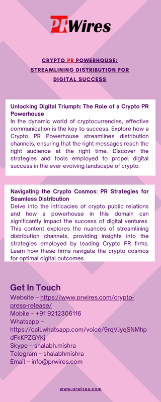 Crypto PR Powerhouse Streamlining Distribution for Digital Success