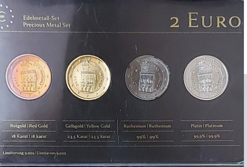 Set euros metales preciosos Set-euros