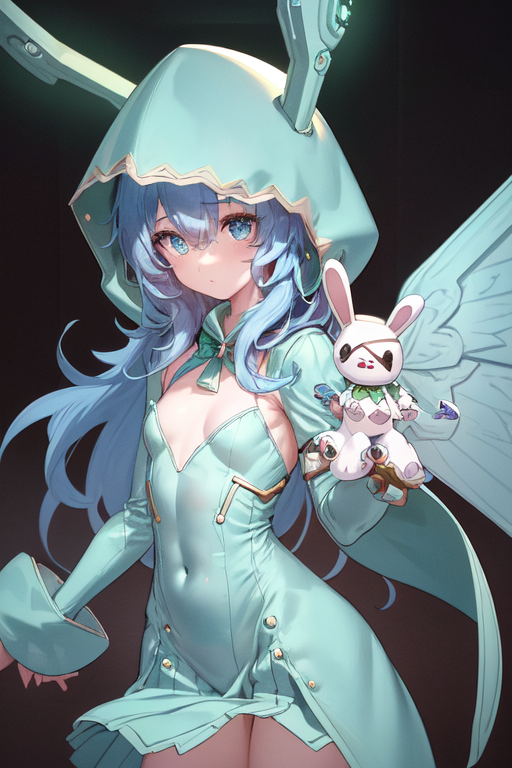 18497-3780862820-(yoshino_1.2), 1girl, blush, long blue hair, Beautiful blue eyes, bangs, cowboy sho