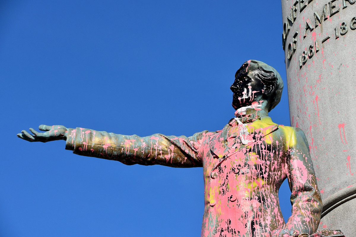 Дэвис Джефферсон, статуя, Верджиния