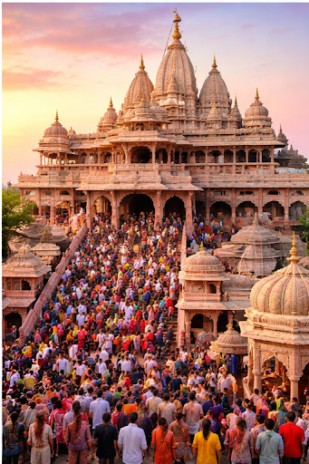 Festivals Celebrated at Shri Radha Rani Temple