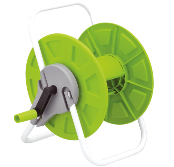 Garden Hose Reel Trolley 60M Portable Water Pipe Free Standing Hose Cart uk