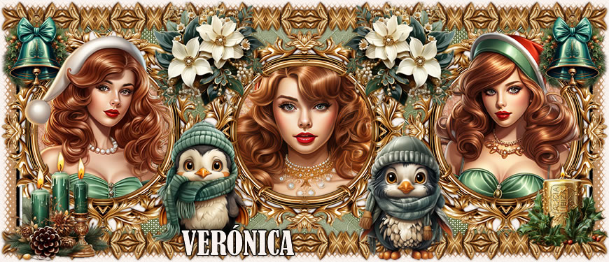 Pinguini di Natale veronica