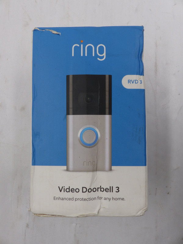 RING VIDEO DOORBELL 3 SECURITY CAMERA 5AT3S9
