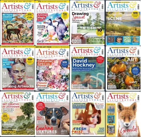 Artists & Illustrators - 2021 Full Year Issues Collection