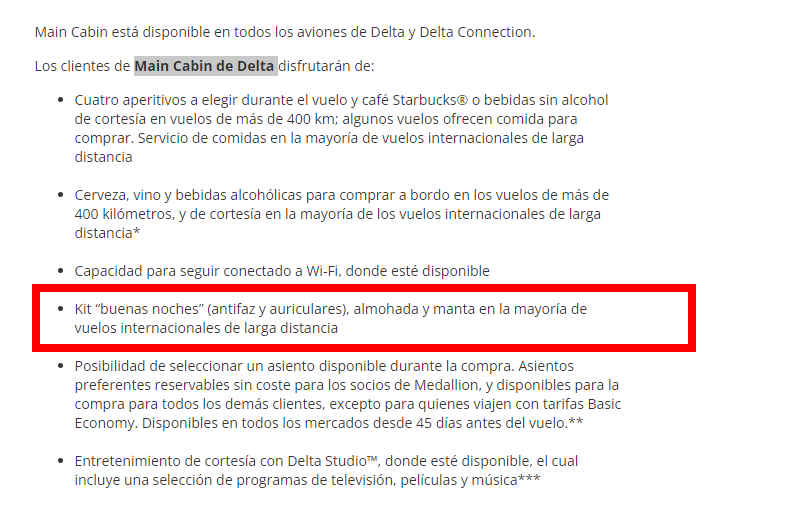 *Main Cabin* de Delta - Delta Airlines: opiniones, dudas y experiencias - Forum Aircraft, Airports and Airlines