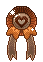 A ribbon indicating that a person incorporates the season of Autumn into their aesthetic.