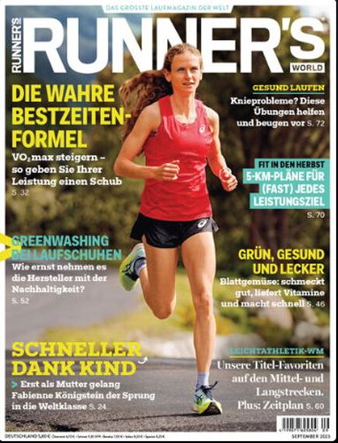 Cover: Runners World Magazin No 09 September 2023