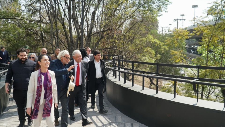 Bosque de Chapultepec tiene un nuevo espacio: Sheinbaum y AMLO lo inauguraron