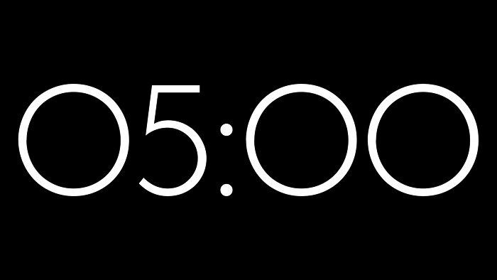 Fondo Transparente Lumen — Cuenta Regresiva de 5 Minutos sin Fondo