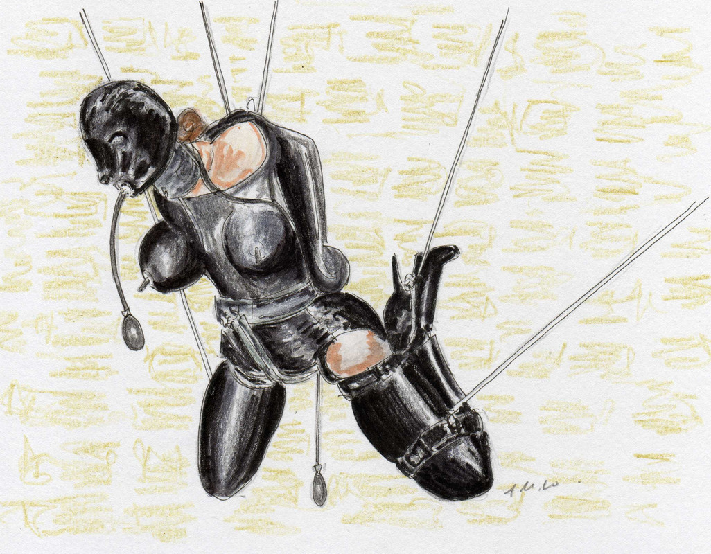 tied up and hanging around