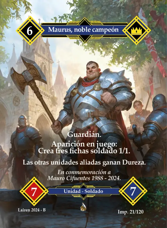 MAURUS, NOBLE CAMPEON