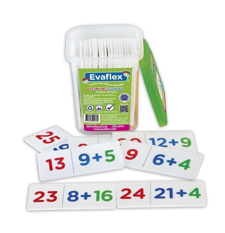 DOMINO/PLÁSTICO SUMAS C/28