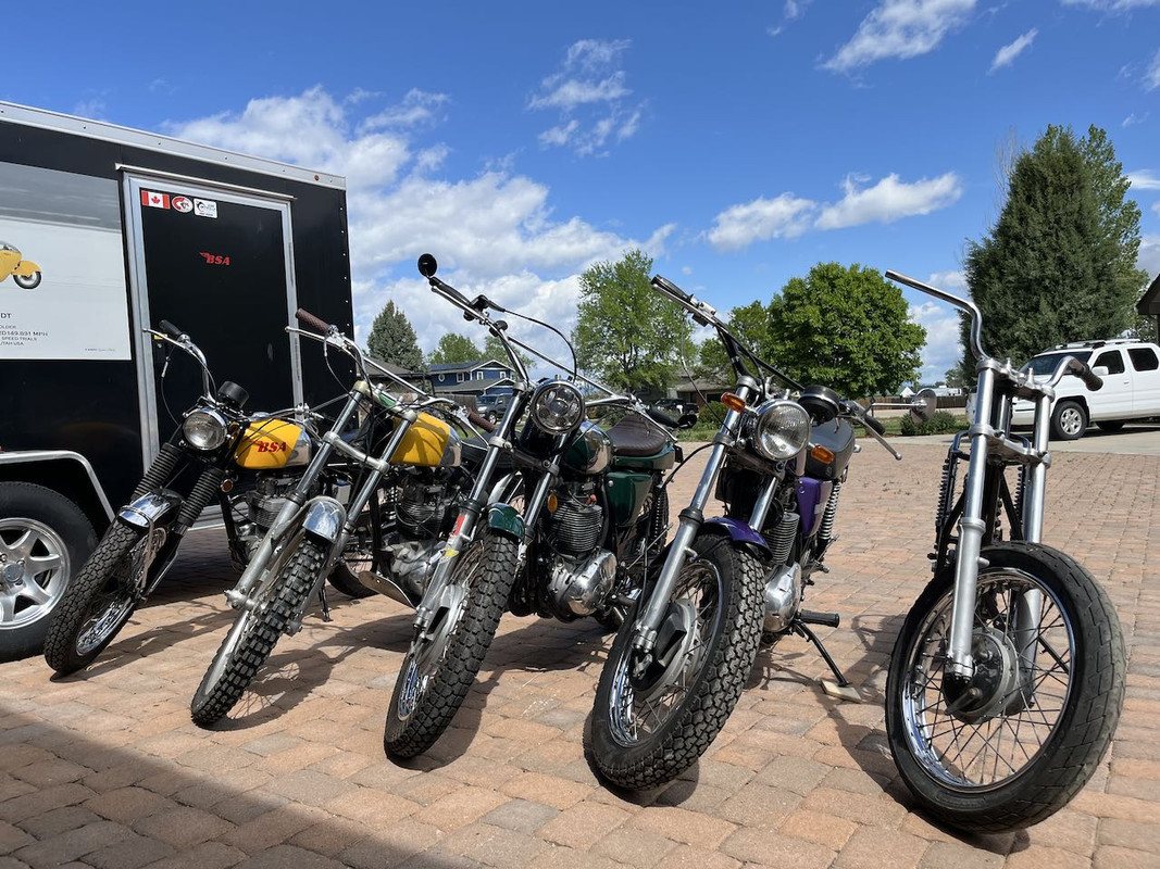 Barn-yard bike in company close-up