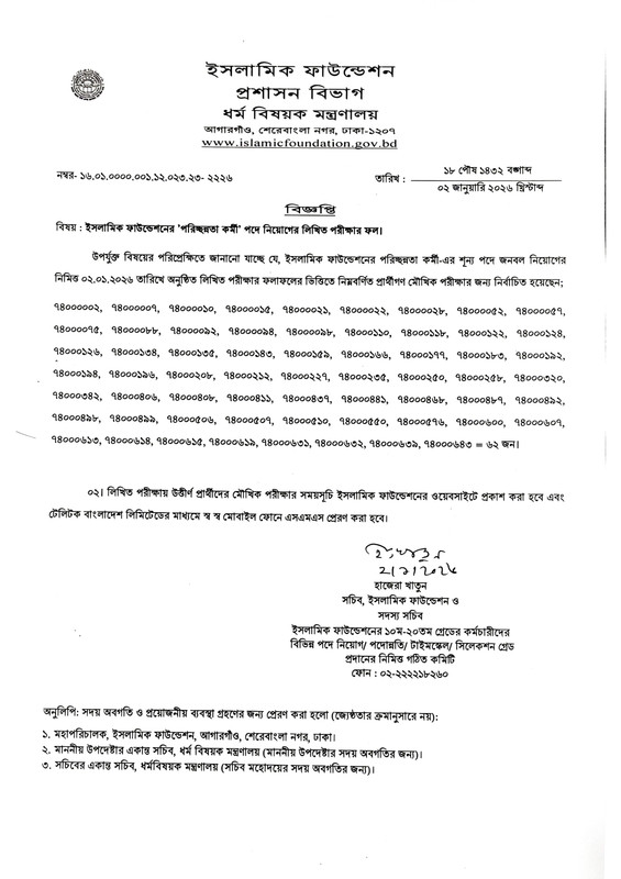 Islamic-Foundation-Cleaner-Exam-Result-2026-PDF-1