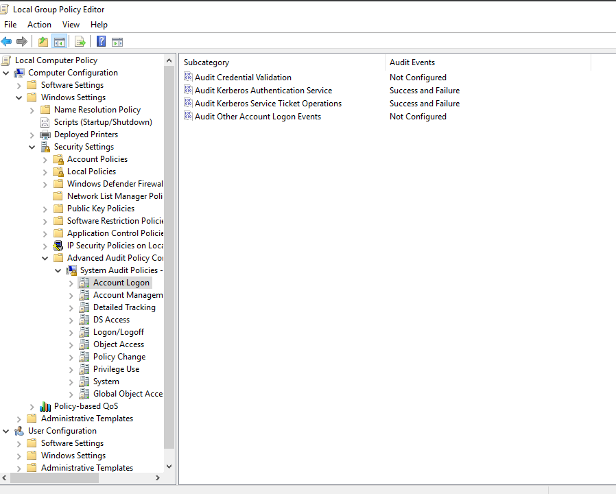 Step 1.1 Screenshot