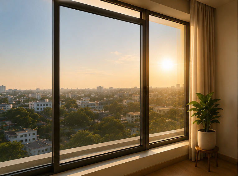 Heat Reduction Film for West Facing Windows