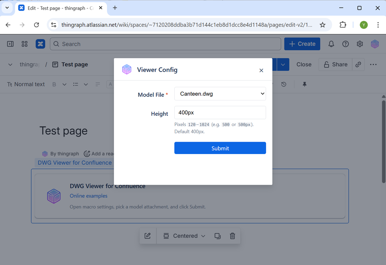 dwg viewer for conf config
