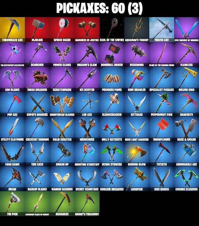 pickaxes comp
