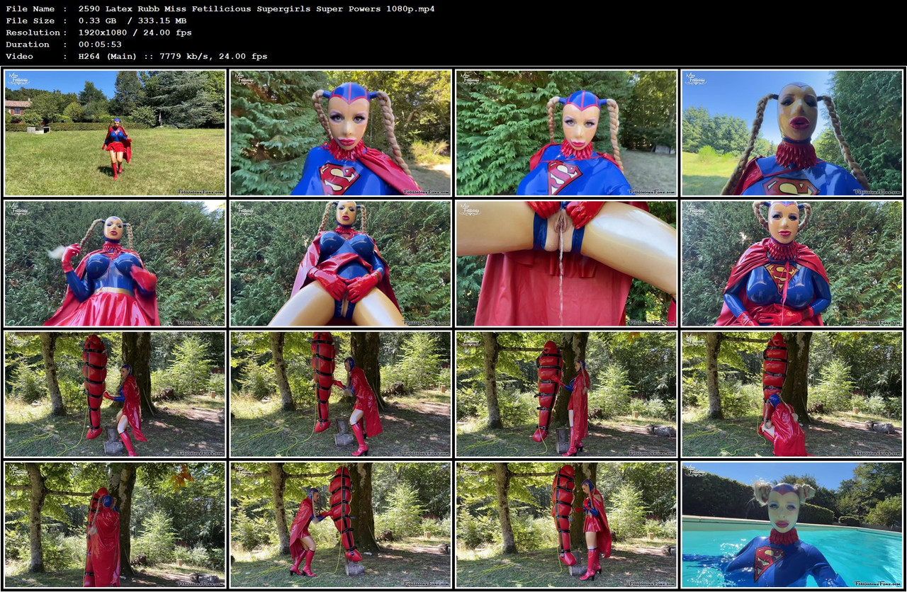 2590 Latex Rubb Miss Fetilicious Supergirls Super Powers 1080p mp4