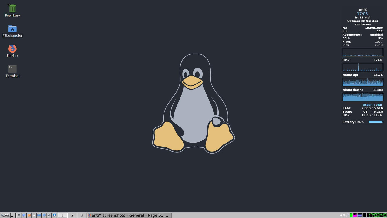 AntiX26 Desktop