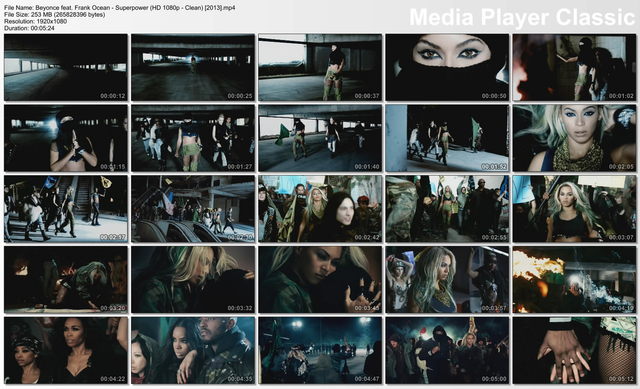 Beyonce feat. Frank Ocean - Superpower (HD 1080p - Clean) [2013]
