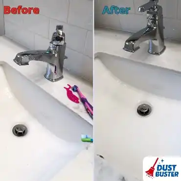Before and after cleaning 2