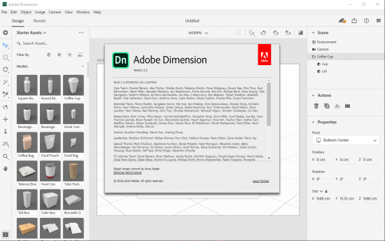 Adobe Dimension CC v2.2 2019 (x64)