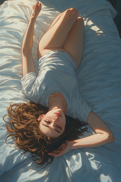 She-is-laying-down-on-a-bed-sp-11