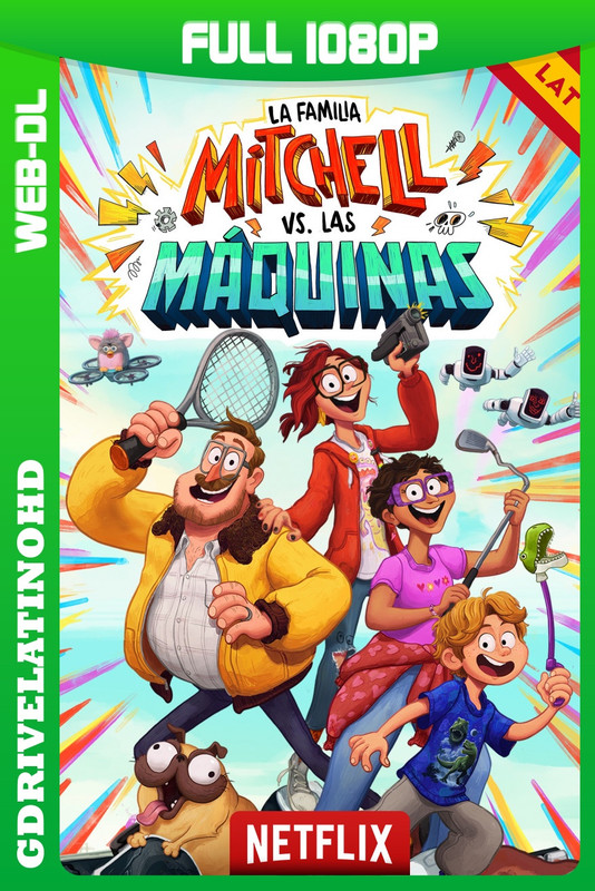 La familia Mitchell vs. las máquinas (2021) WEB-DL 1080p Latino-Inglés