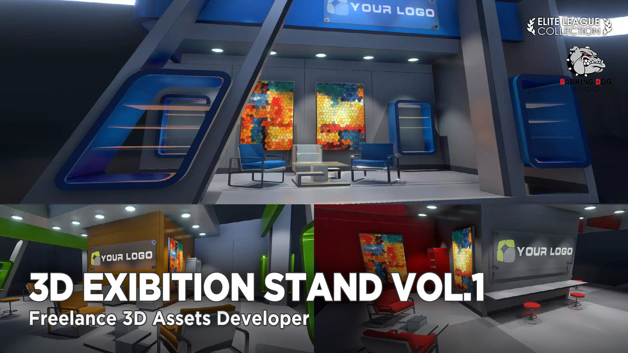 [reallusion-iprop] 3D Exibition Stand Vol.1