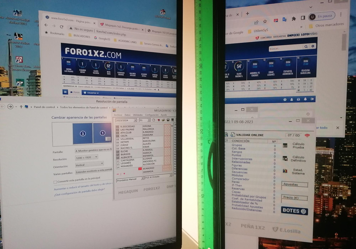 MEGAQUIN 1X2 DESK DUAL CAPTURE imagen real separando monitores