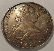 8 Reales de Carlos IV con busto de Carlos III - México, 1790 IMG-20220215-134514