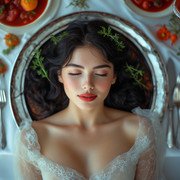 Garden wedding Black hear dream to be eaten 0 08