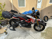 Rack with bags (far view)