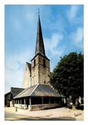 Cheverny, Loir et Cher, l'église et la halle des marchands du temple (VALOIRE, F I 919)